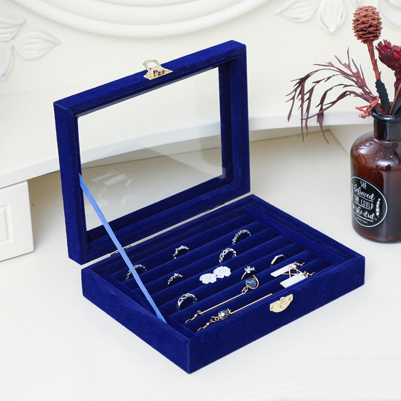 Small Royal Blue Jewelry Box Jewelry