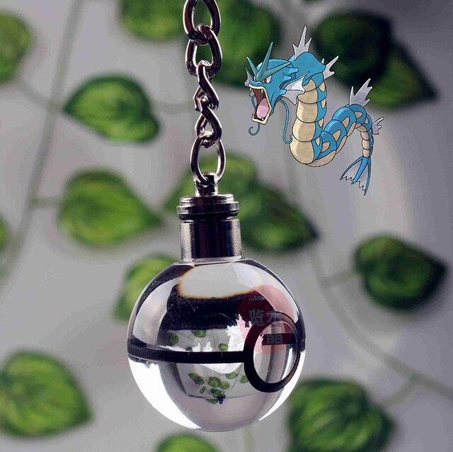 Anime LED Crystal Keychain