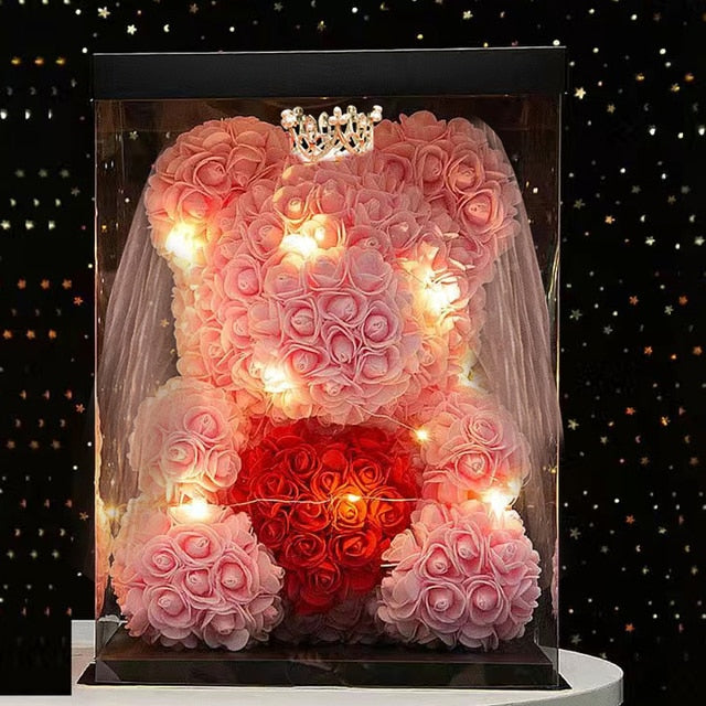 Wedding Decoration Rose Bear