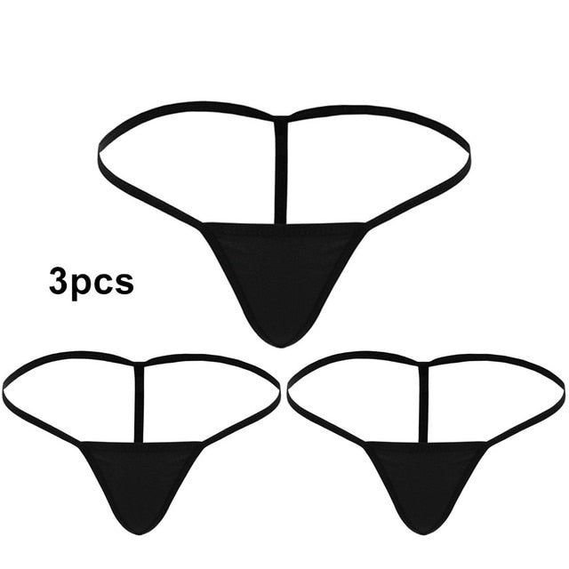 Womens Mini G-string T-back Thongs