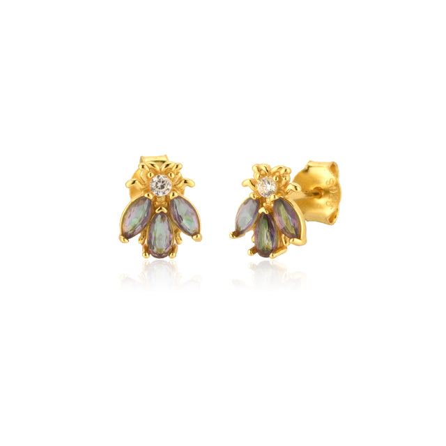 Winter Bee Earrings and Ring Collection