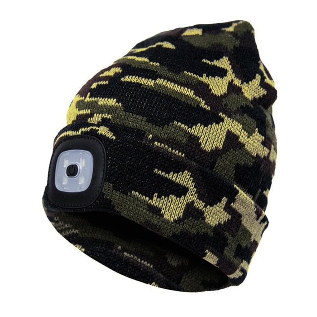 LED Light Beanie Cap