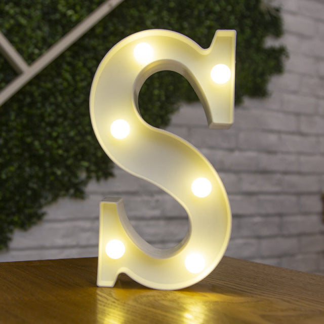 Alphabet Letter LED Lights