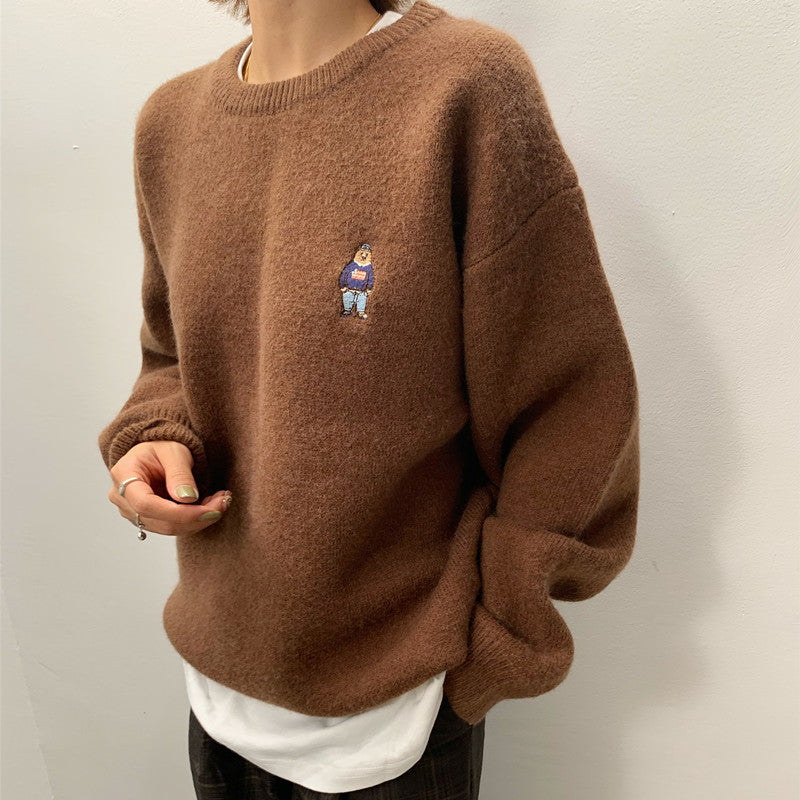 Loose Lazy Round Neck Bottoming Sweater