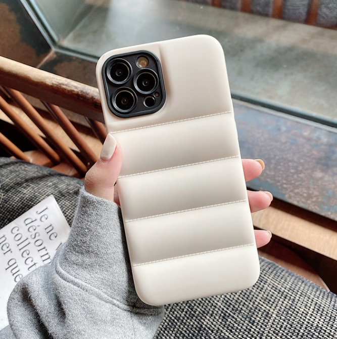 Puff Jacket Shock Absorber Matte Phone Case