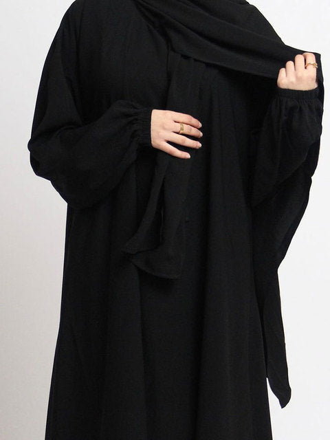 Abaya Long Dresses Women with Scarf