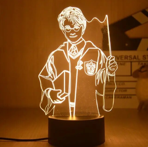 Harry Potter 3D Anime Night Lamp