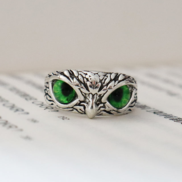 Fashion Resizable Owl Ring