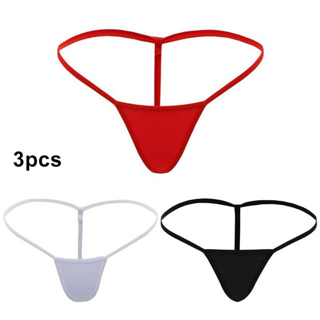 Womens Mini G-string T-back Thongs