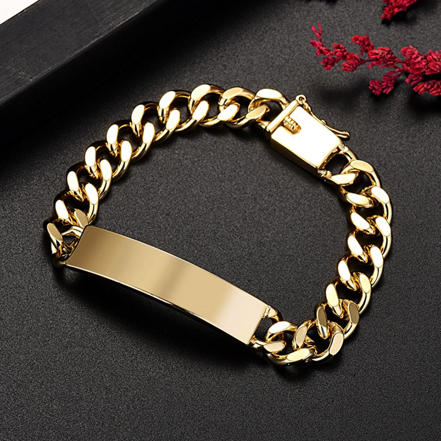 18K Gold Chain Bracelets