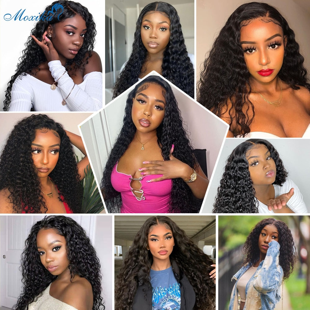 Deep Wave Frontal Synthetic Wig