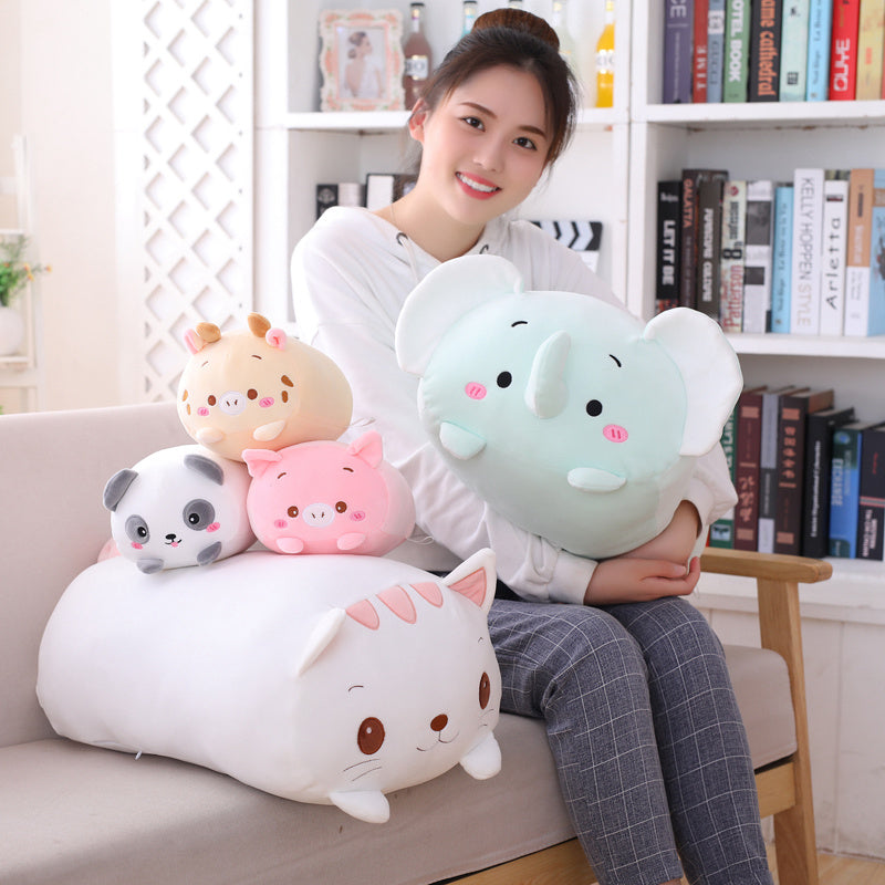 Animal Stuffed Baby Plushie Soft Pillow