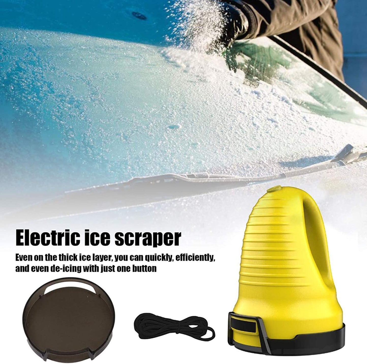 Electric Heated Car Snow Scraper