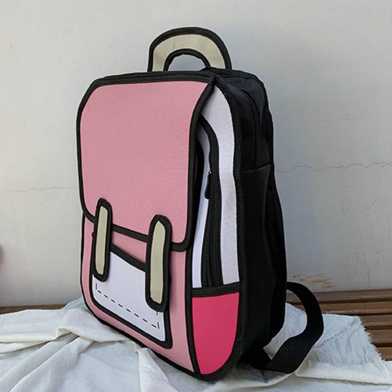 Fashion Unisex Cute Comic Bookbag