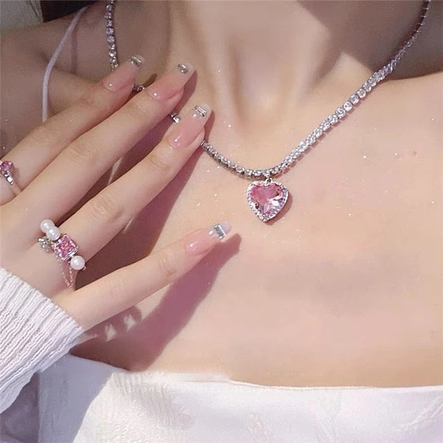 Aesthetic Heart Necklace