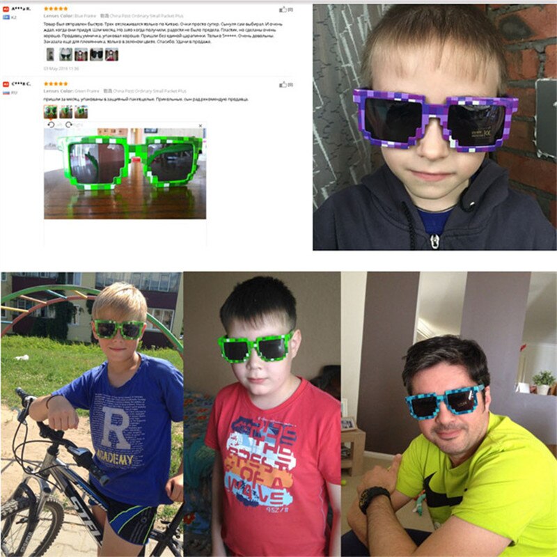 Minecraft Cosplay Sunglasses