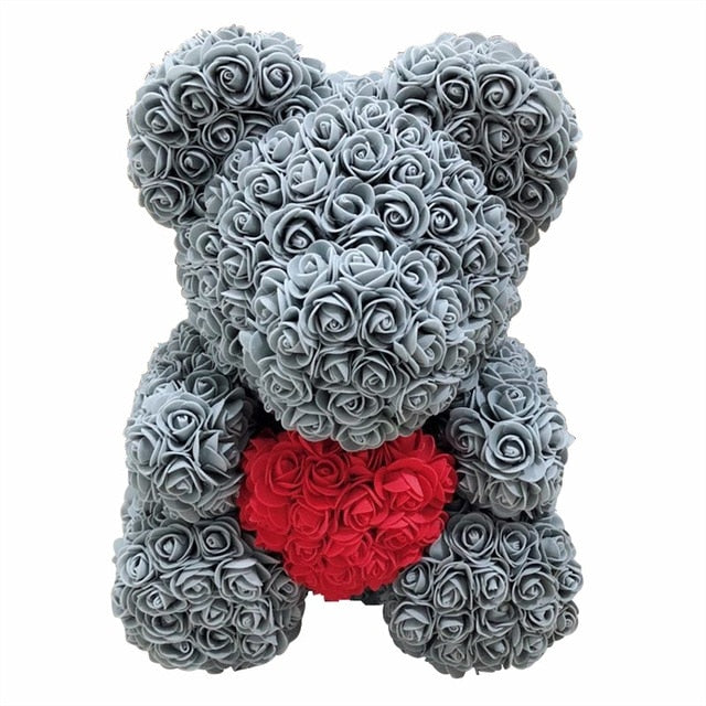 Rose Bear Foam Teddy Bear