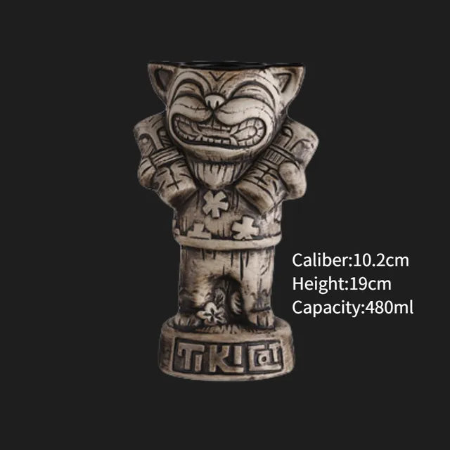 Hawaii Ceramic Tiki Mugs