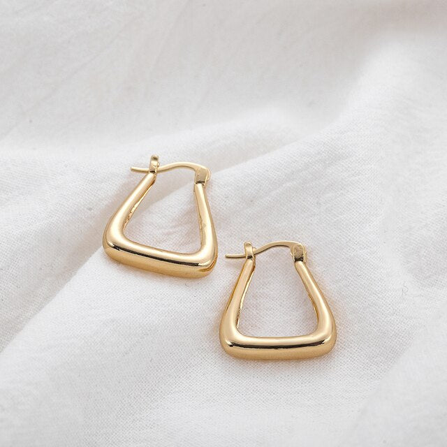 Statement Geometric Hoop Earrings