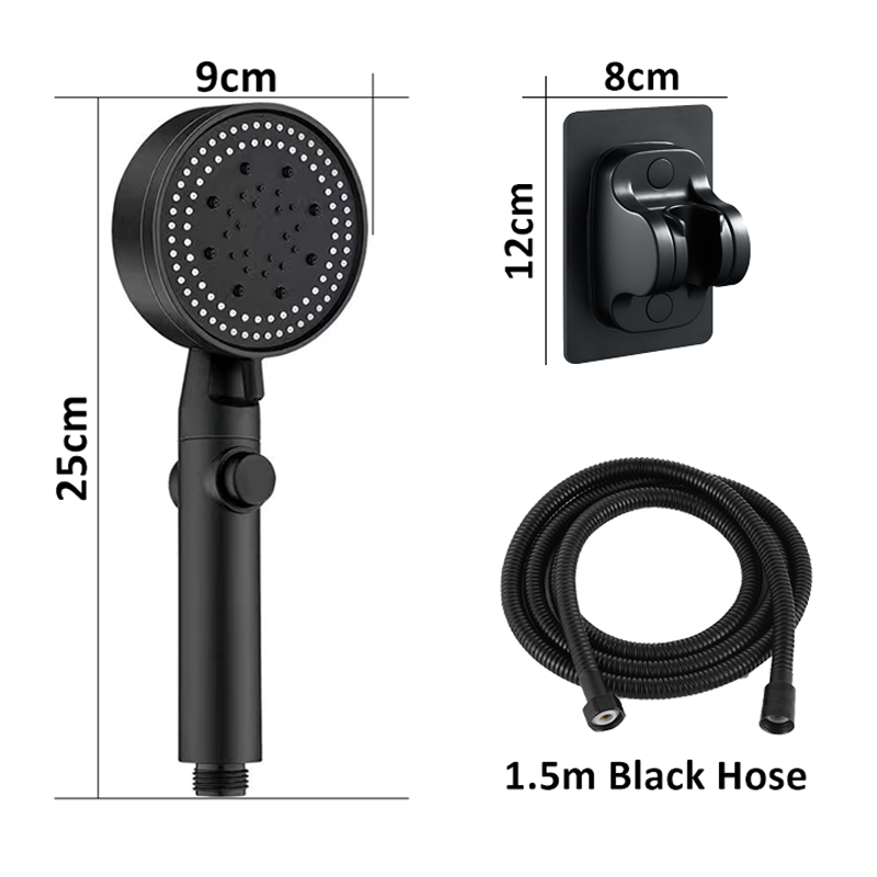 5-Modes Pressurized Shower Head