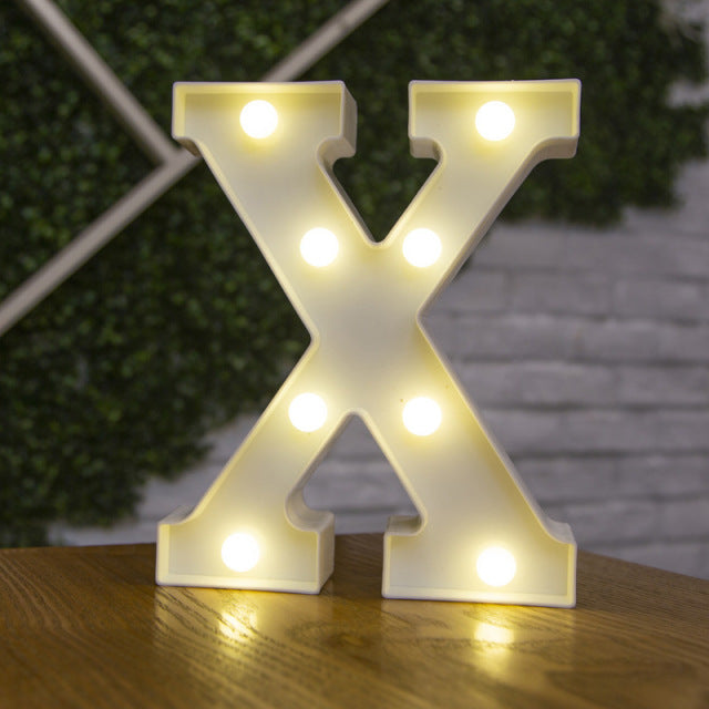 Alphabet Letter LED Lights