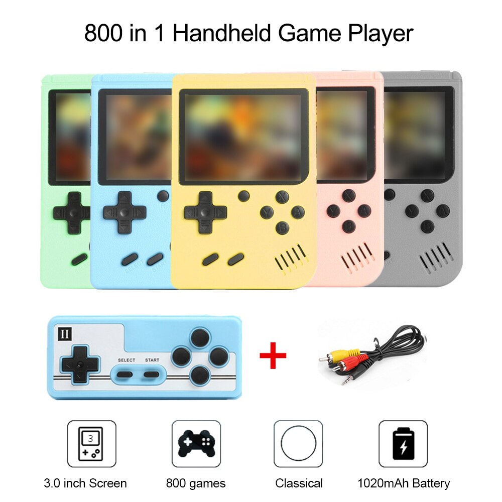 Handheld Game Console Built-in 800 Classic Games