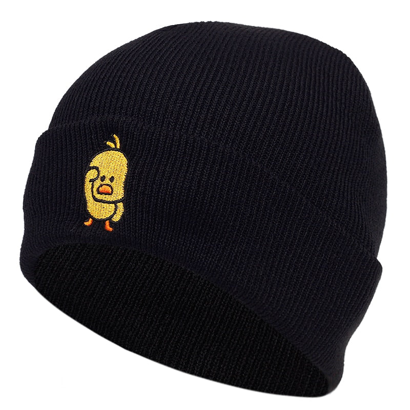 Casual Little Yellow Duck Beanie