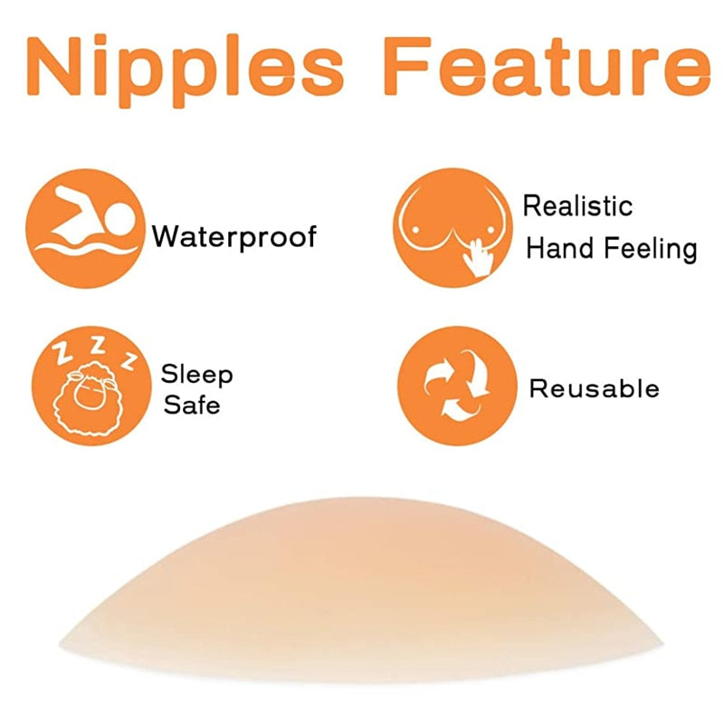 Invisible Silicone Nipple Covers