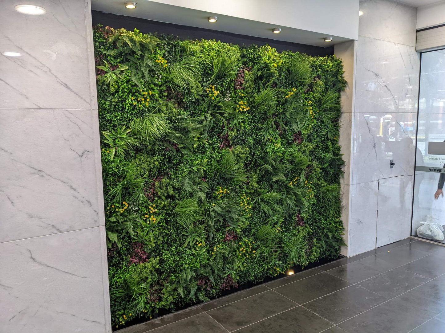 Sample Panel of Country Fern Artificial Vertical Garden (Small Sample) UV Resistant