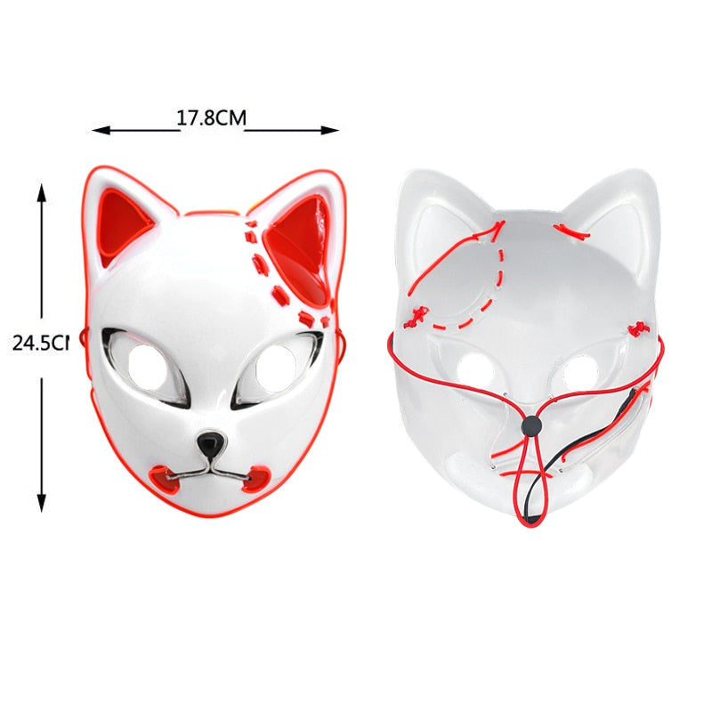 Costume  Cosplay LED Cat Mask