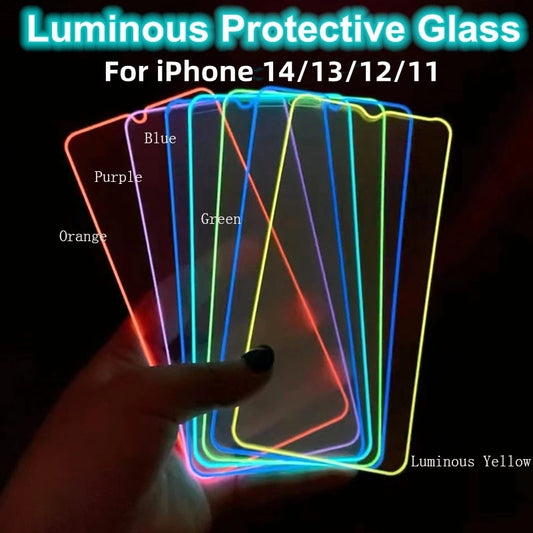 Luminous Protective Glass For iPhones