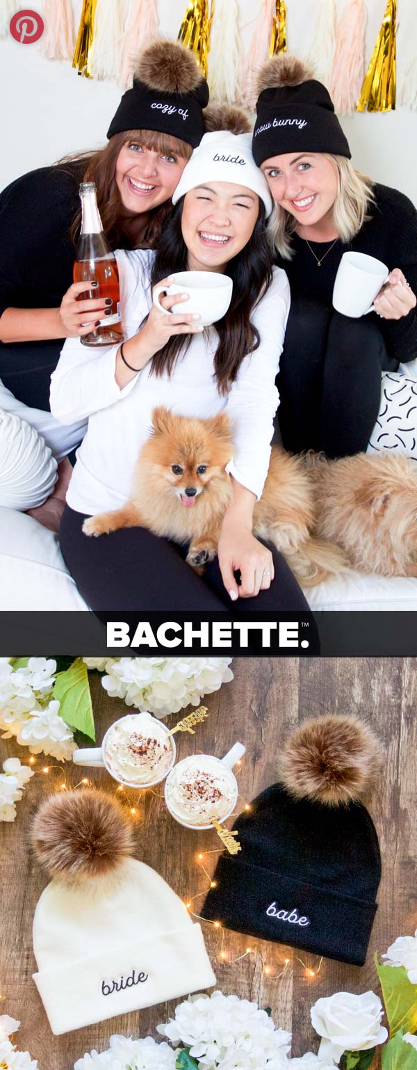 Bachelorette Pom-Pom Beanies | Bride and Bridesmaid and More!