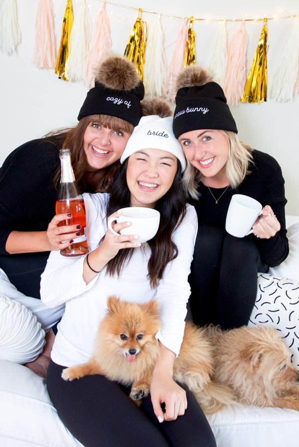 Bachelorette Pom-Pom Beanies | Bride and Bridesmaid and More!