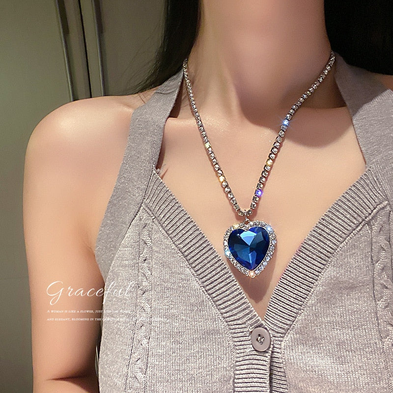 Titanic Heart Of Ocean Necklace