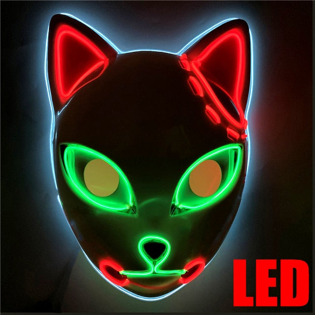 Costume  Cosplay LED Cat Mask