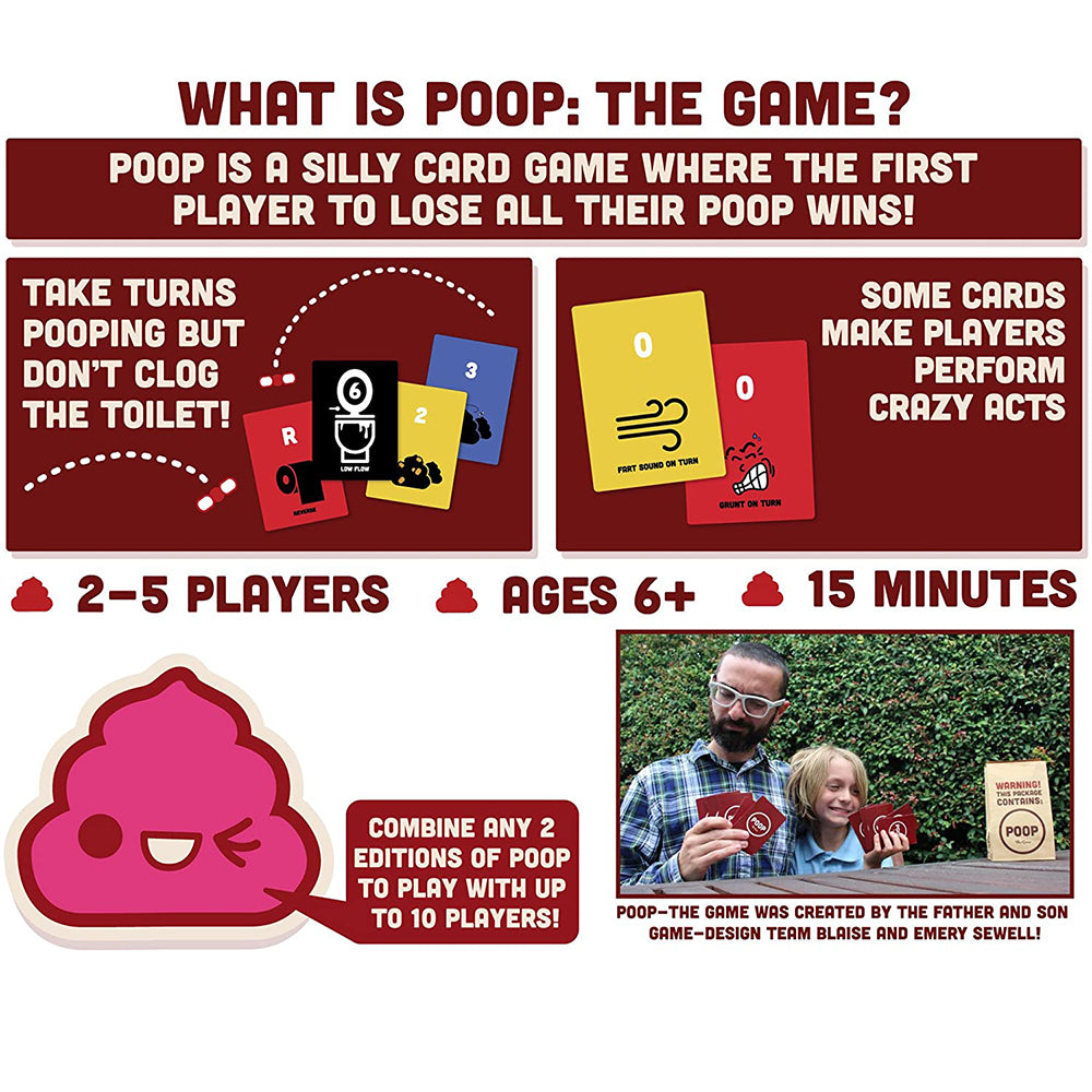 New Poop Card Games