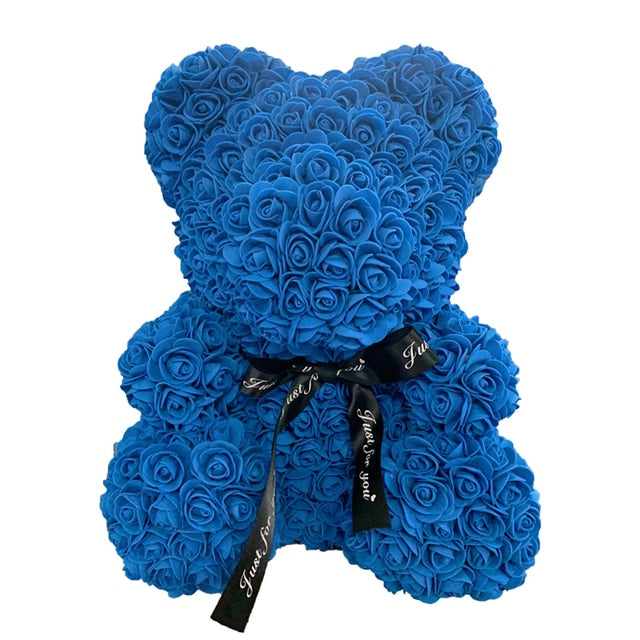 Artificial Flower Rose Teddy Bear