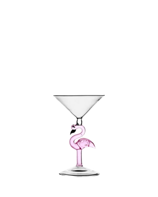 Flamingo Cocktail Glass