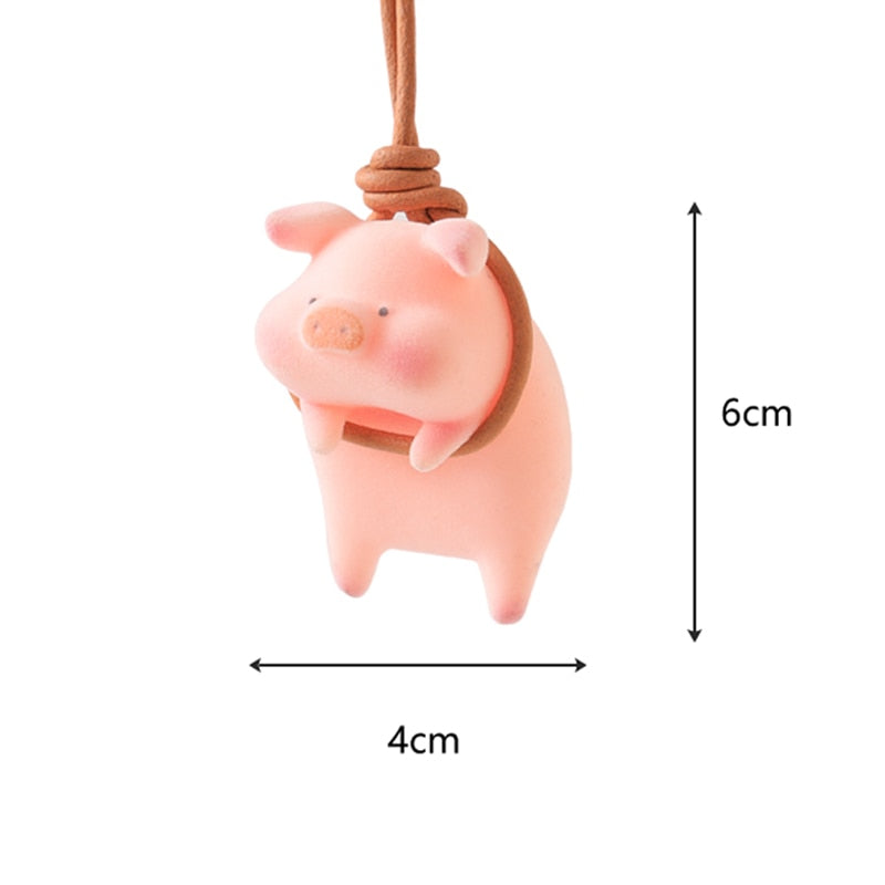 Lucky Piglet Car Pendant