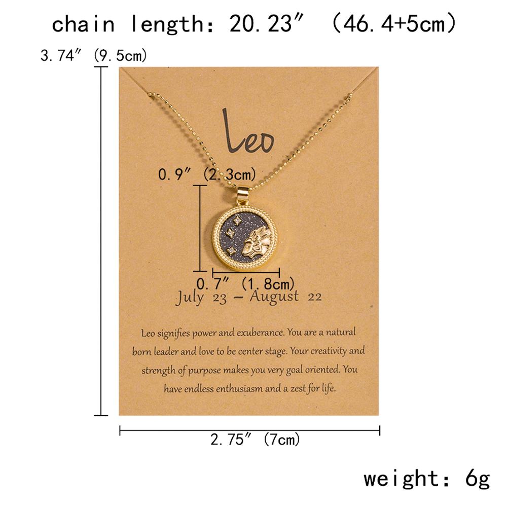 Gold Zodiac Necklace