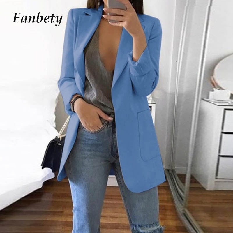 Casual Long Sleeve Blazer