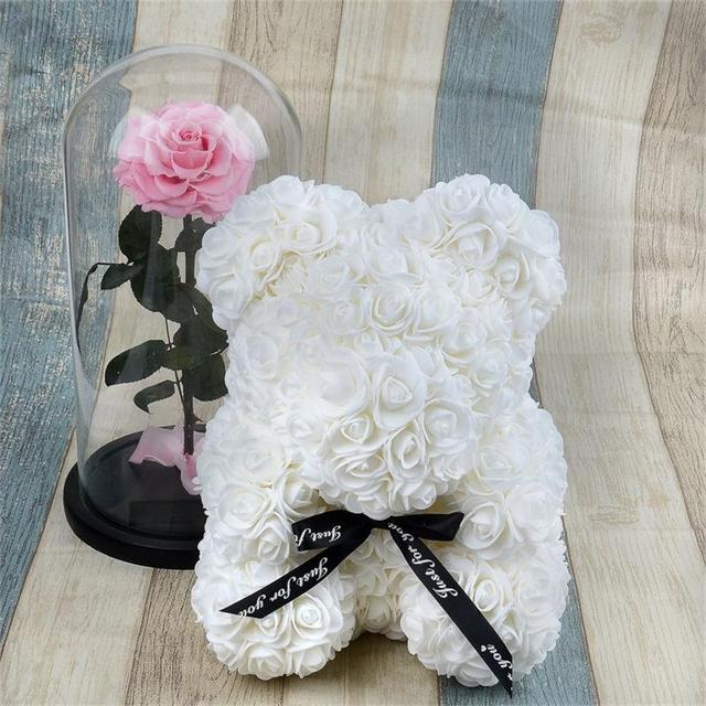 Rose Bear Foam Teddy Bear