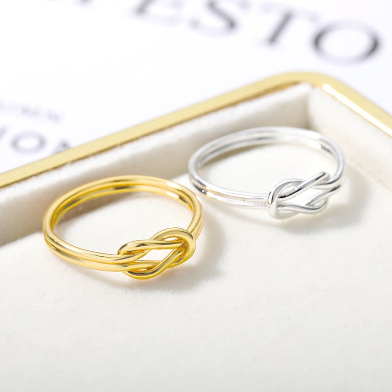 Knot Infinity Rings For Women