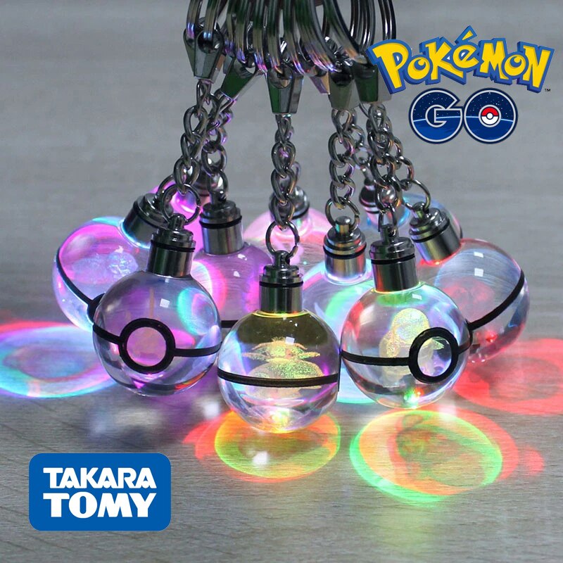 Anime LED Crystal Keychain