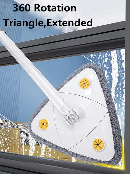 Extended Triangle 360 Twist Squeeze Mop