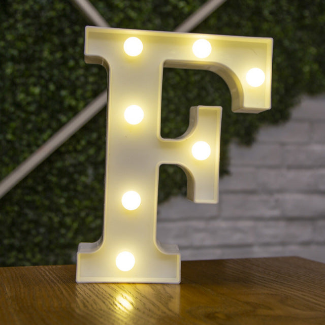 Alphabet Letter LED Lights