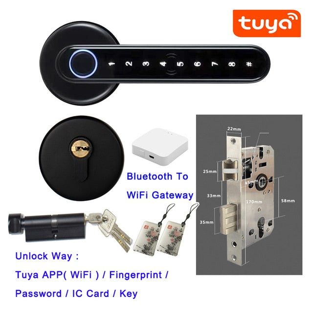 Bluetooth Remote Control Fingerprint Lock