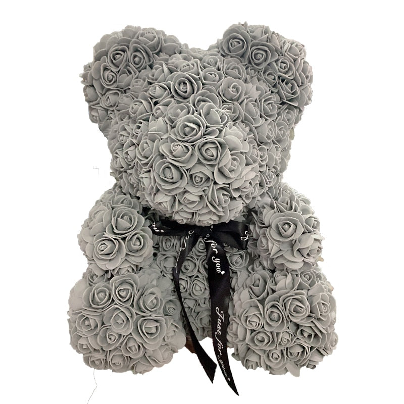 Artificial Flower Rose Teddy Bear