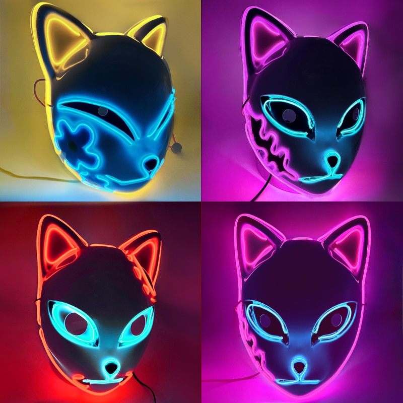 Costume  Cosplay LED Cat Mask