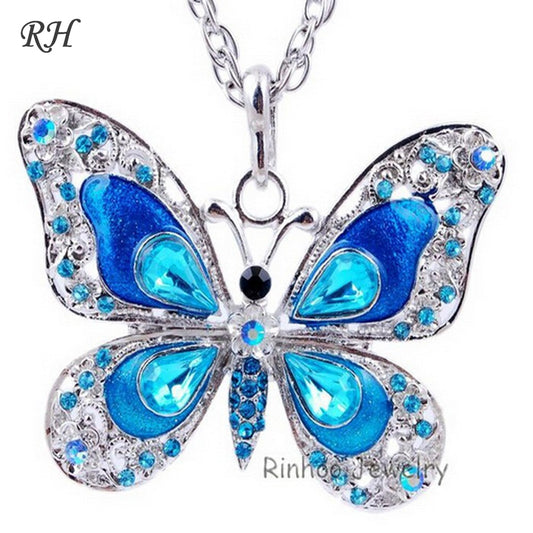 Colorful Butterfly Necklace